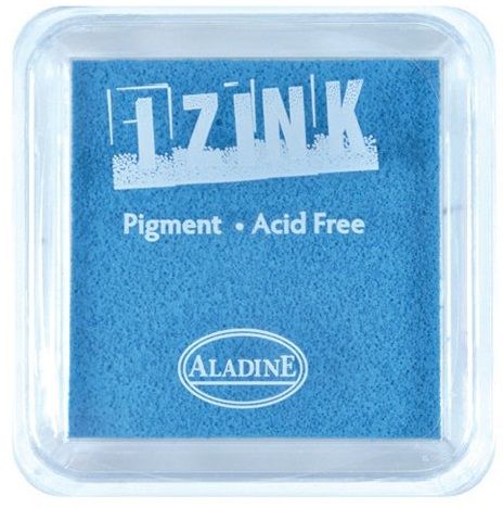 IZINK PAD PIGMENT - Среден тампон 4х4см - SKY BLUE