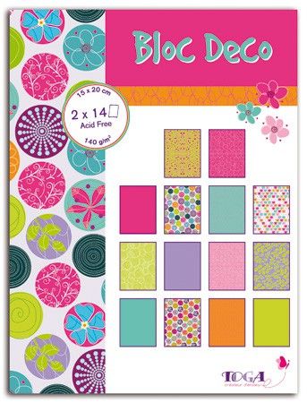 BLOC DECO SENTIMENTS -  Дизайн блок 28sheet, 15X20