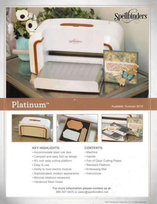 Spellbinders Platinum Die Cutting Plates, XLarge  - Комплект 2 бр A4 подложки за рязане за PLATINUM Machine