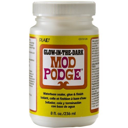 MOD PODGE Glow-In-The-Dark , USA - Лак за колажи фосфорен "Светещо на тъмно" 236 мл.
