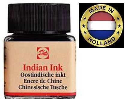 Indian Ink TALENS - Фин графичен черен туш 20ml 