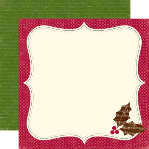 ECHO PARK USA # MERRY CHRISTMAS - Дизайнерски картон  30,5 Х 30,5 см.