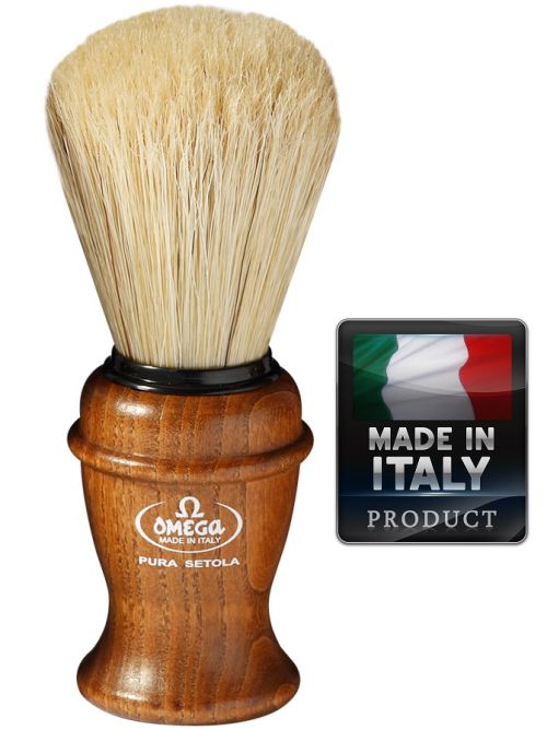 OMEGA 11137 Pure bristle shaving brush 113mm 