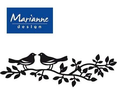 Marianne Design BIRDS SILH. - Шаблони за рязане и ембос 
