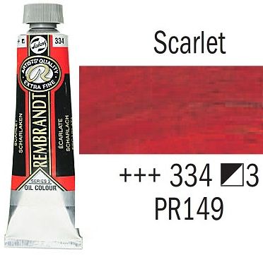 REMBRANDT Екстра Фини Маслени Бои 40 мл. - Scarlet 3, № 334