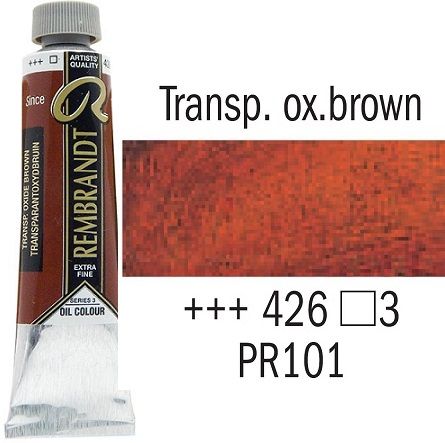 REMBRANDT Екстра Фини Маслени Бои 40 мл. Transp. Oxide Brown - 3, № 426
