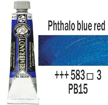 REMBRANDT Екстра Фини Маслени Бои 40 мл. - Phthalo Blue Red  3, № 583