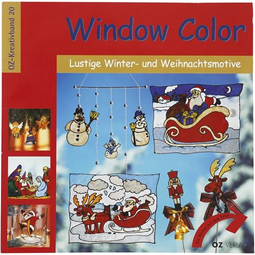 WINDOW CHRISTMAS COLOUR BOOK - Книжка наръчник oZ
