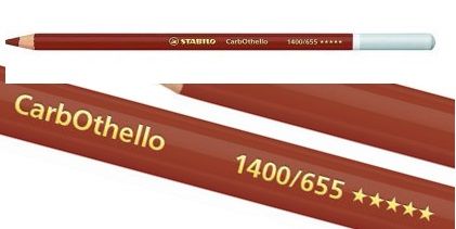 CarbOthello PASTEL PENCIL - ОТЕЛО пастелeн молив 655 / ENGLISH RED DEEP