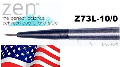 ZEN 73 Liner, USA - Профи `лайнер` четка за различни техники 10/0 / №000