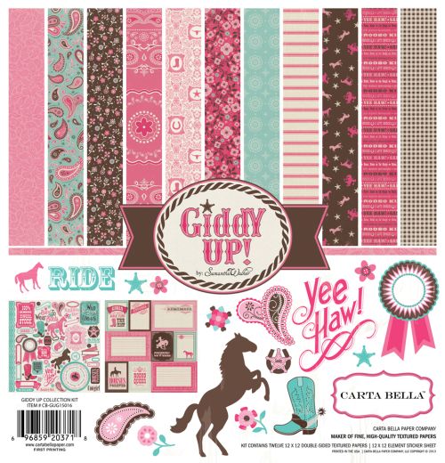 Carta Bella Giddy Up Girl Collection Kit 12