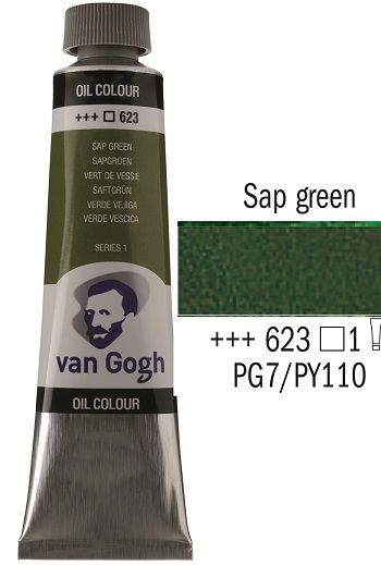 VAN GOGH Oil, 40ml * SAP GREEN - Маслена боя - Сапгрюн * 623