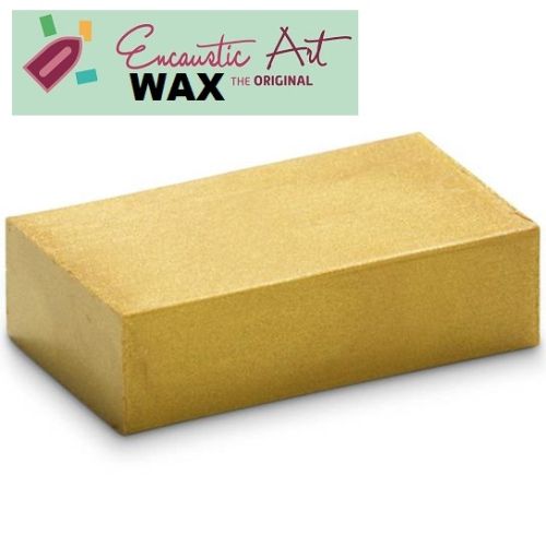 Encaustic WAX - Блокче цветен восък за Енкаустика № 25 GOLD-10гр
