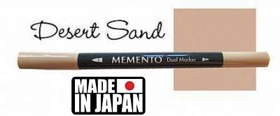 MEMENTO BRUSH MARKER , Japan - Двувърх маркер ЧЕТКА - DESERT SAND