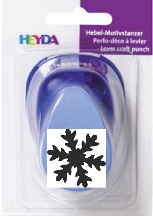 HEYDA PUNCH 3" - Дизайн пънч ГОЛЯМА СНЕЖИНКА 65mm