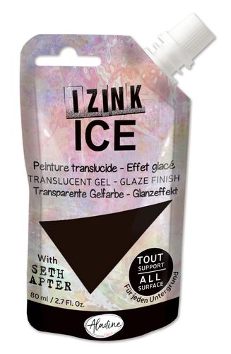 IZINK ICE - Translucent Gel, 80ml - Гелообразна боя с гланцов ефект - ICED COFFEE
