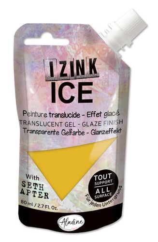IZINK ICE - Translucent Gel, 80ml - Гелообразна боя с гланцов ефект - MELTED BUTTER