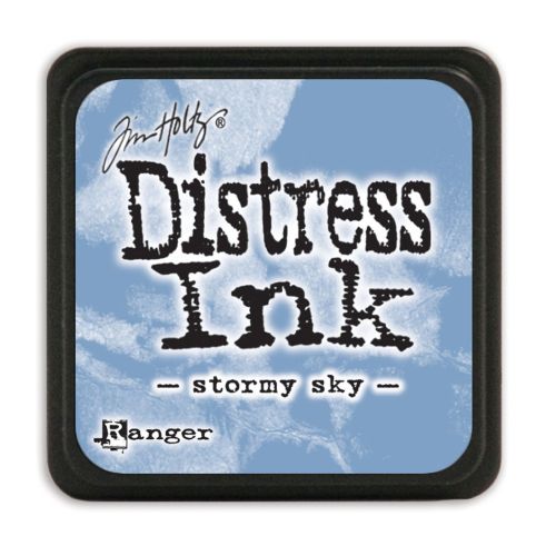 NEW MINI Distress ink pad by Tim Holtz - Тампон, "Дистрес" техника - Stormy sky