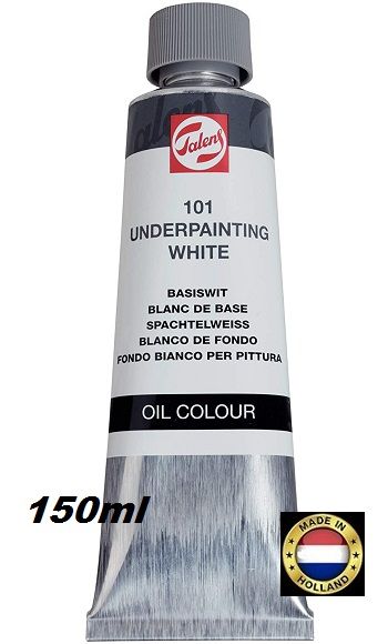 TALENS UNDERPAINTING WHITE OIL 150ml  -  Маслена Основа за релеф БЯЛА 
