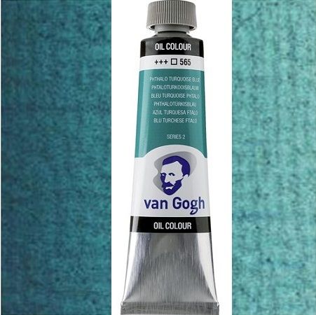 Van GOGH Oil - Маслена боя 40мл II серия - Фтало тюркоаз синя / 565