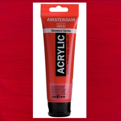 AMSTERDAM ACRYLIC - Акрилна боя за живопис 120 мл. - Red deep 399