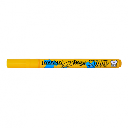 JAVANA TEXI MAX  FINE- Маркери 1-2 мм за светла основа - Жълто