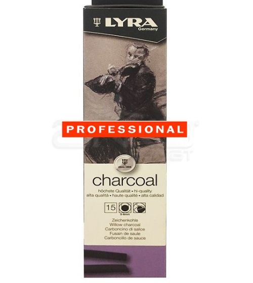 CHARCOAL LYRA  MEDIUM - Натурален въглен кутия 5-6 мм / 15 бр.