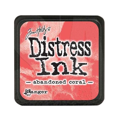 NEW MINI Distress ink pad by Tim Holtz - Тампон, "Дистрес" техника - Abandoned coral 