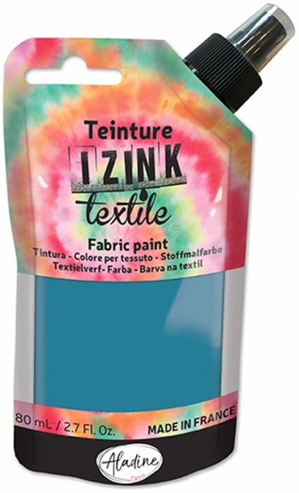 IZINK TEXTILE DYE, Made in France - Пигментна боя на Спрей за Батика върху текстил, 80 мл. - Eucalyptus