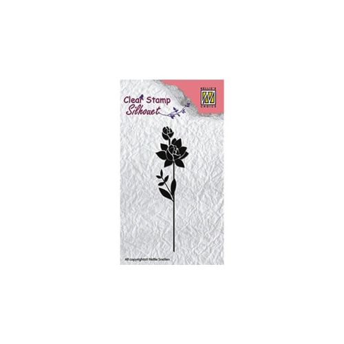 Nellie Snellen • Silhouet Clear Stamps Flower-11 - Дизайн силиконов печат