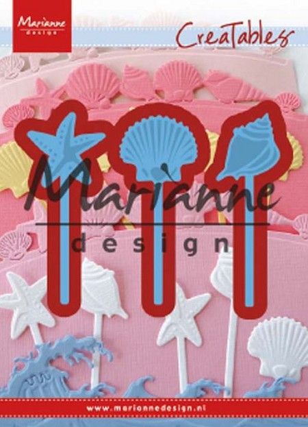 Marianne Design - Creatables Die - Sea shells pins - Шаблон за рязане и ембос