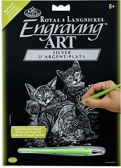 Engraving Art А4 - Картина за гравиране - сребърно фолио