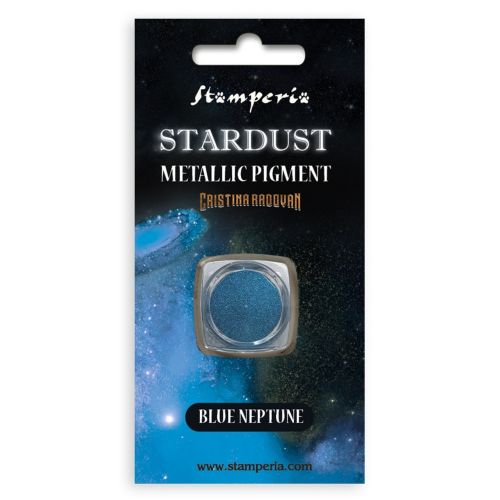 Сух пигмент , Роза - Stardust Metallic Pigment Blue Neptune 0,5g