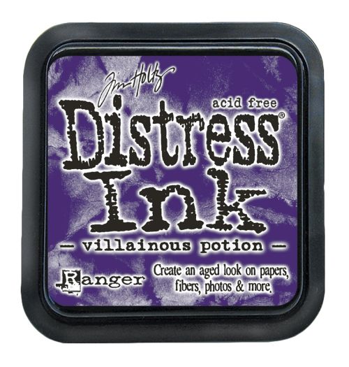Distress ink pad by Tim Holtz - Тампон, "Дистрес" техника - Villanious Potion