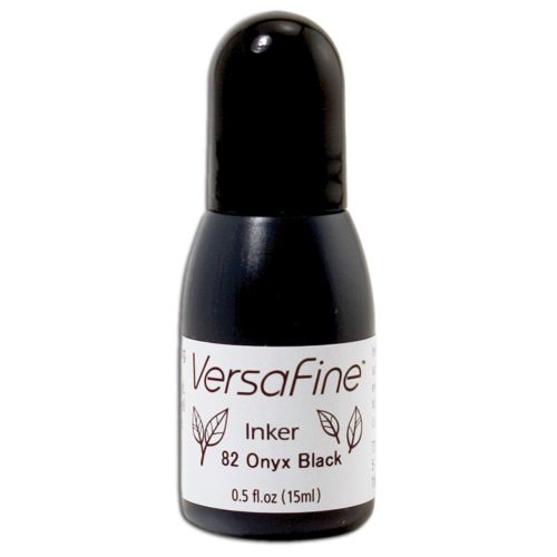 VERSAFINE Inker - Мастило за тампон с високо покривно мастило ONYX BLACK