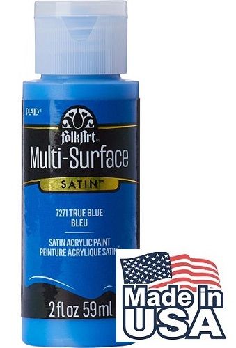 Multi-Surface Satin • True Blue - Декорфин акрил за всякаква повърхност, 59мл.