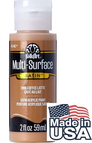 MULTI SURFICE SATIN 59ml • Coffee Latte - Декорфин акрил за всякаква повърхност, 59мл.