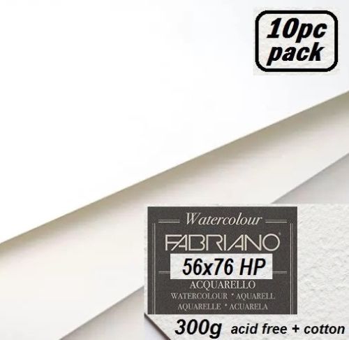 FABRIANO WATERCOLOUR HP 300g 10pack