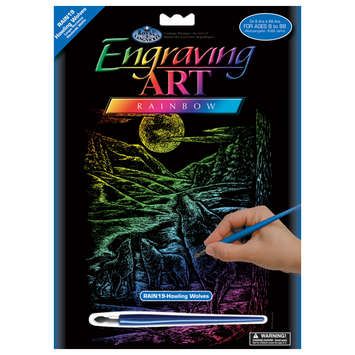 R&L,USA Engraving Art А4 - Картина за гравиране -Rainbow