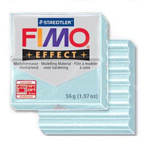 FIMO EFFECT - ПОЛИМЕРНА ГЛИНА Blue ice quartz 306