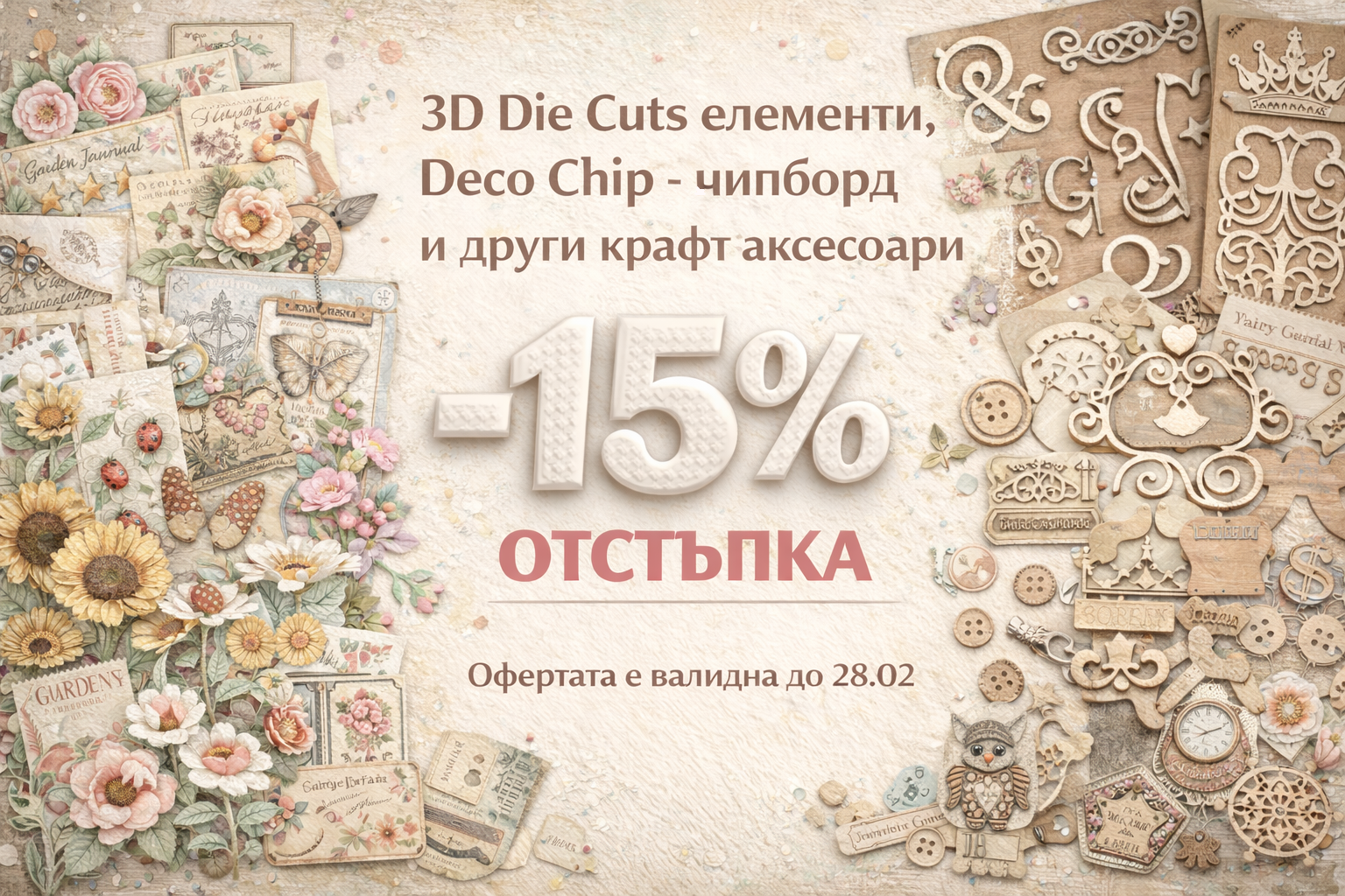 15% отстъпка 