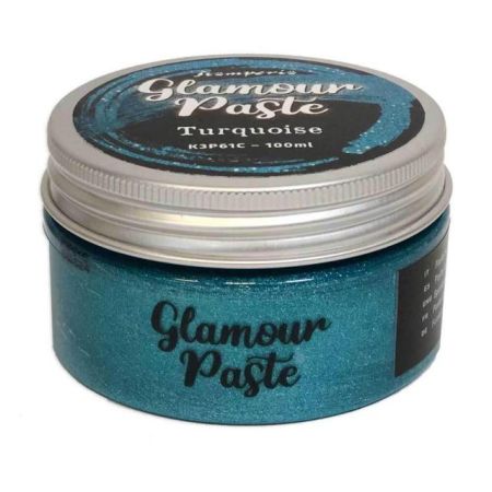 Glamour Paste ml 100 - Глитер структурна  паста - 100 мл. Тюркоаз