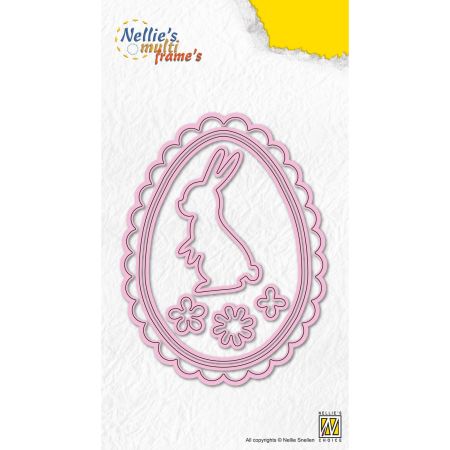 Nellie's Choice • Multi Functional Die Easter Bunny Egg - Щанци за рязане и релеф 