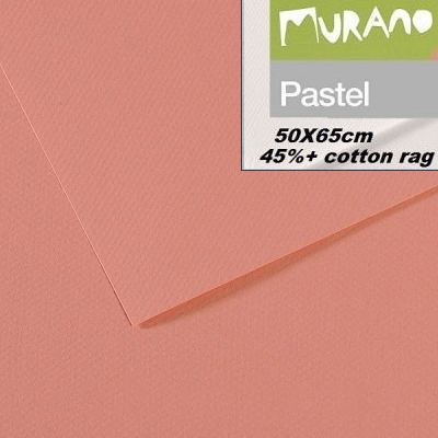 MURANO PASTEL PAPER 50Х65 160g, DALER-ROWNEY DAWN PINK