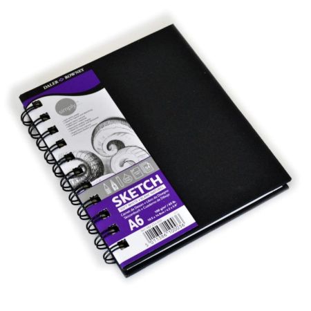 Daler Rowney Simply Sketch book Spiral Hard Cover A6 54 pgs