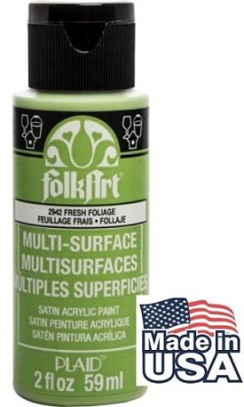 Multi-Surface Satin Acrylic Paints - Fresh Foliage