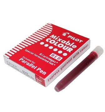 PILOT PARALLEL refill  6pc RED