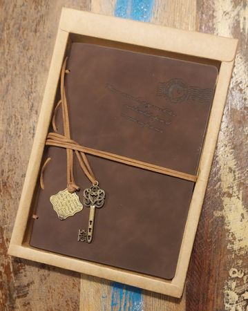  VELVET BOOK & SKETCH - DARK BROWN