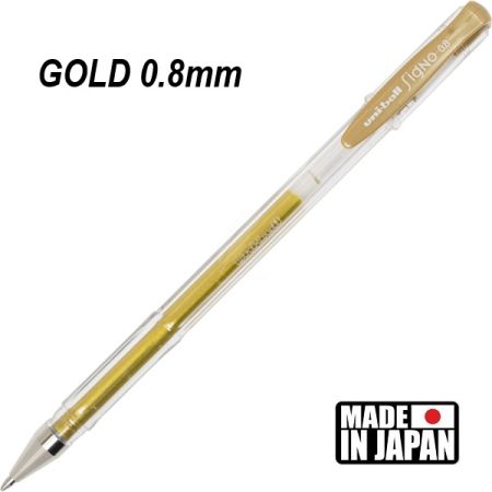 GELLY ROLL  UNI - Гел ролер 0.7mm  / GOLD