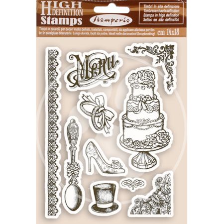 Natural Rubber Stamp Wedding